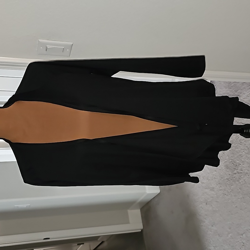 DANSKIN - black flowy cardigan size small